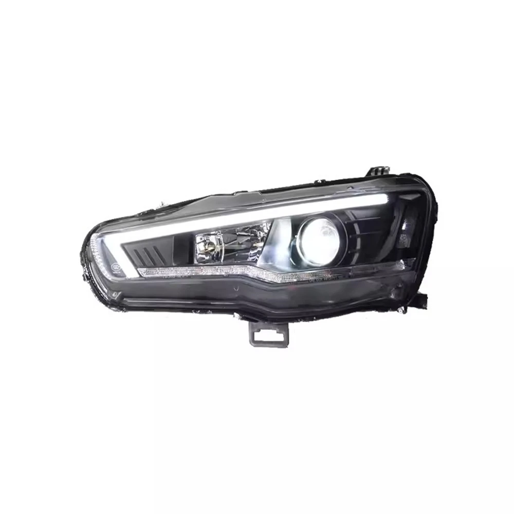 Car full led front lamp Headlight assembly For 09-18 Mitsubishi Lancer-ex daytime running light DRL 2pcs