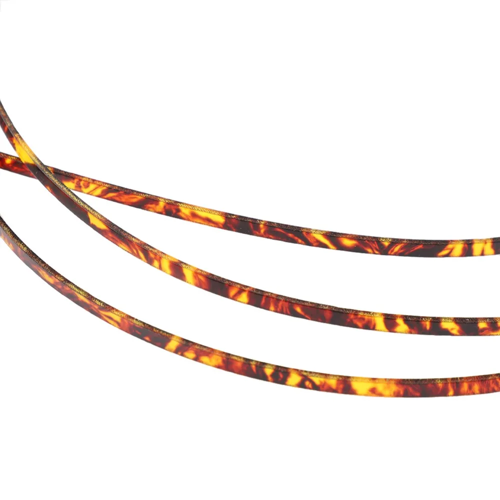 Ribete de Celuloide Arcoíris para Guitarra – Tiras Decorativas de Instalación Fácil