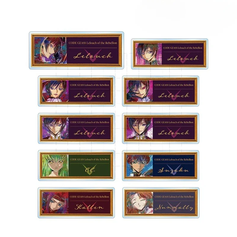 

Anime Kururugi Suzaku Lamperouge Kallen Stadtfeld Jeremiah C.C. Keychain Doll Acrylic Keyring Pendant Cosplay for Gift