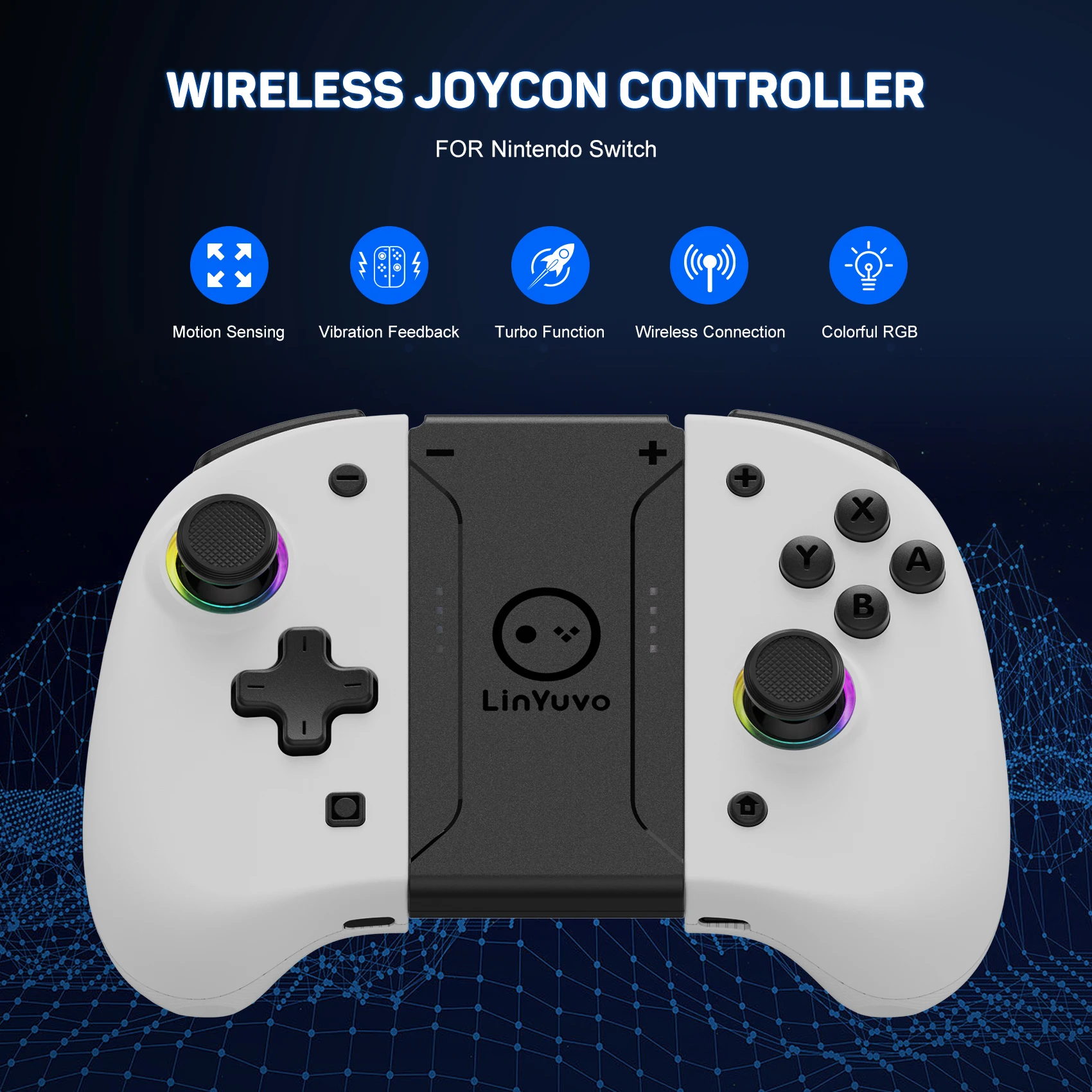 Wireless Bluetooth Controller For Nintendo Switch & OLED & Lite Gamepad Control Gaming Accessories Hall Game Pad Command Mando