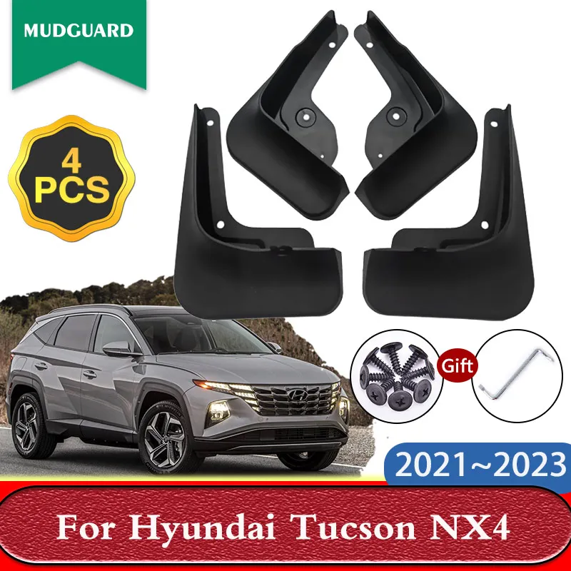 

Car Mud Flaps for Hyundai Tucson NX4 2021 2022 2023 Mudflaps Splash Guards Front Rear Fender Protect Mudguards Auto Accessories