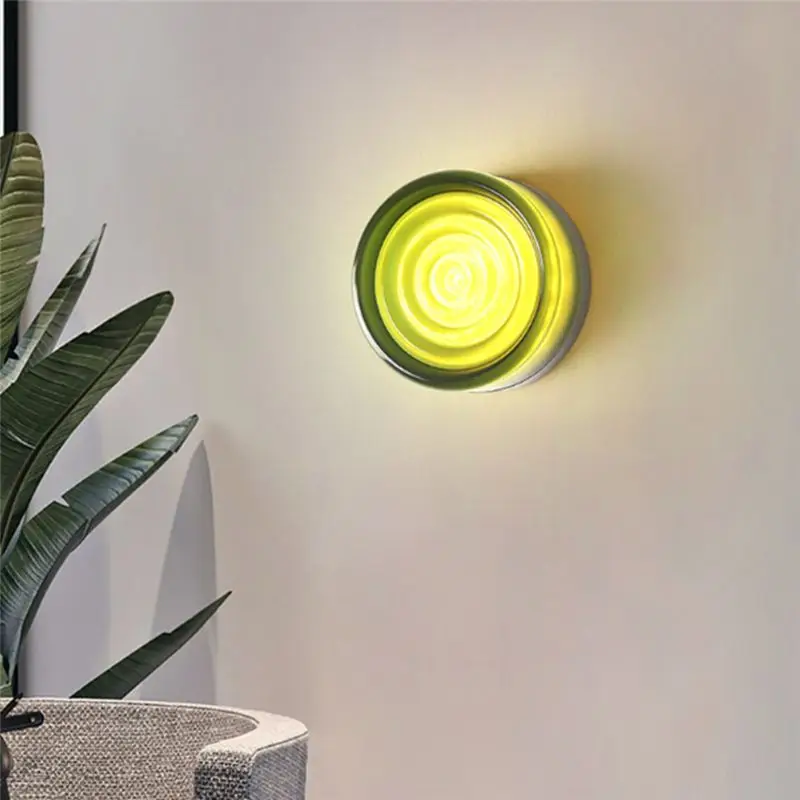 DT17 7W LED Wall Lamp Minimalist Design 3 Color Modes Modern Hallway Staircase Bathroom Decorative Lighting Smoke Gray