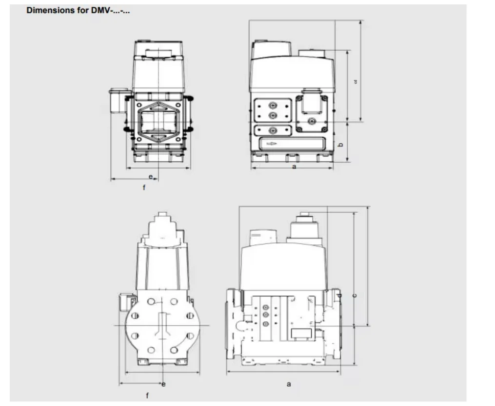 Magnetventil Ccs DMV5100/11 Eco Gas Solenoid Combination Valve Cast Iron DN100 Industrial Burner Boiler Gas Control Parts Gas und Kraftstoff — Detail 1