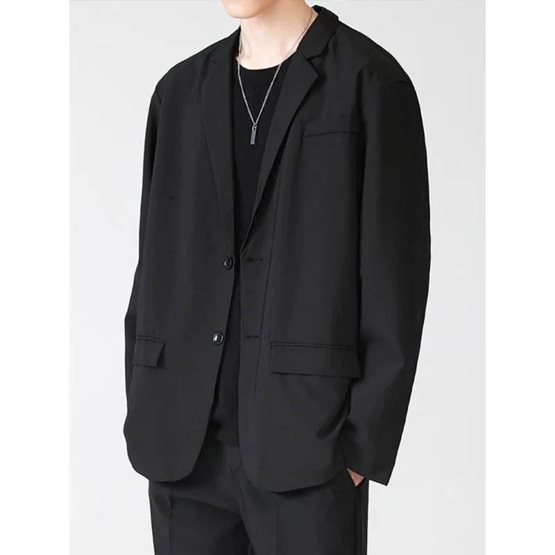 

2026 Men's Fashionable Versatile Korean Version Slim Fit Top, Groomsman's Jacket, High-end Business Shirt