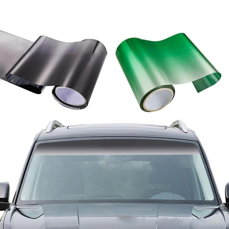 Тонировка на окно, термостойкая и устойчивая к царапинам наклейка на переднее ветровое стекло Тонировка на окно, термостойкая и устойчивая к царапинам наклейка на переднее ветровое стекло