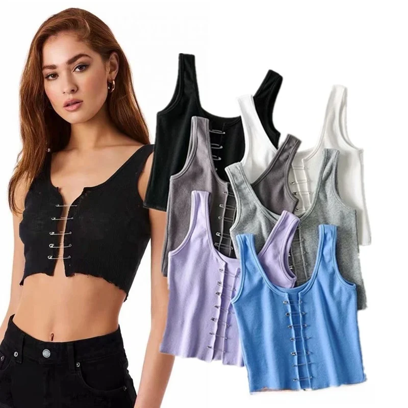 

Australian Retro Pin Bal Vest Top Yoga Fitn ort Svel Summer Cardigan Women's Street Sle Cotton T-irt