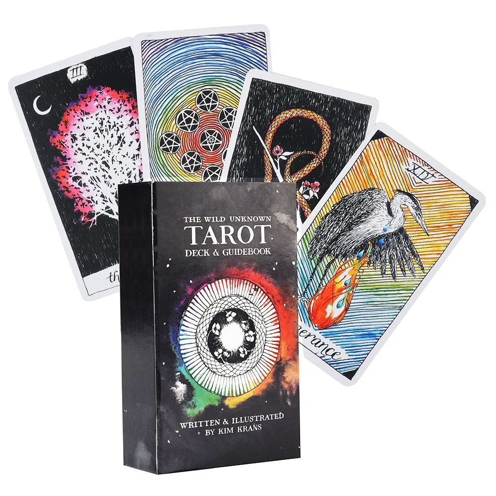 

The Wild Unknown Tarot Deck 78 Full-Color Tarot Cards and Electronic Guidebook Card Game the New York Times Toy Set Divination