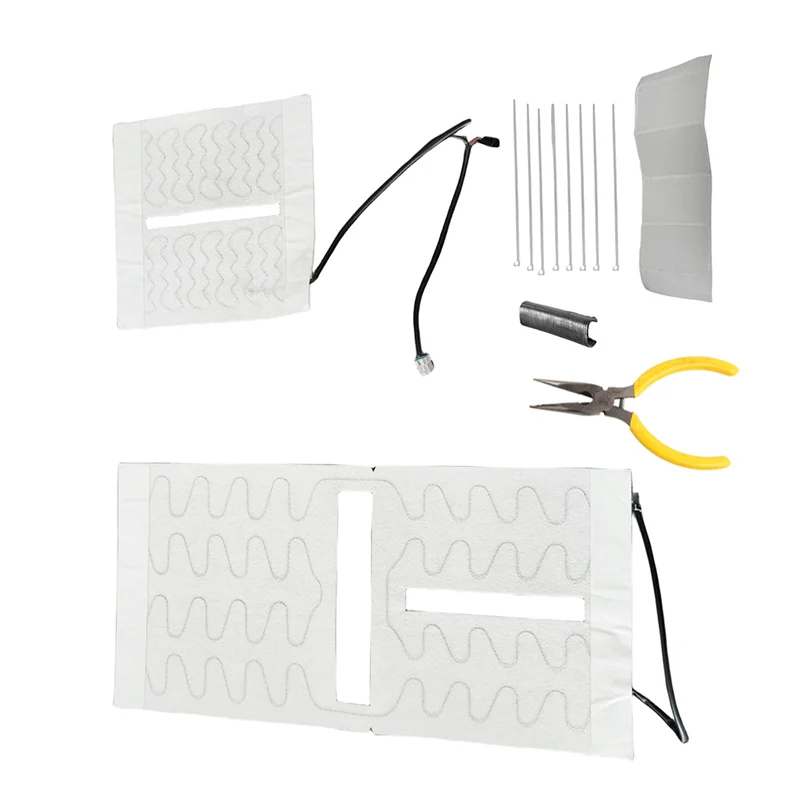 

HOT-1Set Seat Back Heater Kit Seat Bottom&Top Heater Elements Pad 88940288 88940289 For Chevy GMC Pickup 03-07 Parts 641106 6411