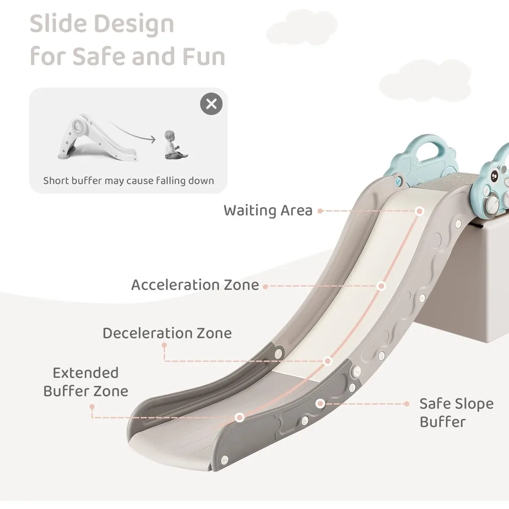 Accesorio deslizante para sofá para niños pequeños para juegos en interiores, base segura para pepita de cama, adecuado para edades de 1 a 3 años