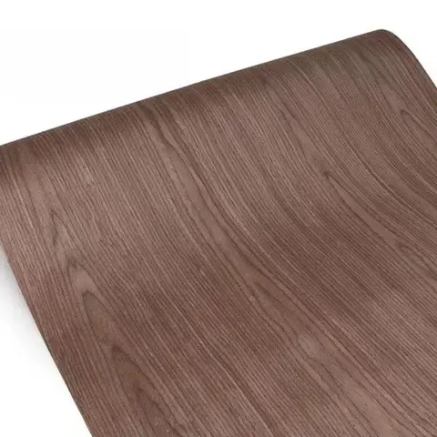 250cm×55cm Recon Black Walnut Wood Veneer Sheet,0.25mm Fleeced Backing for Wall Panel Plywood Furniture Interior Home Decoration