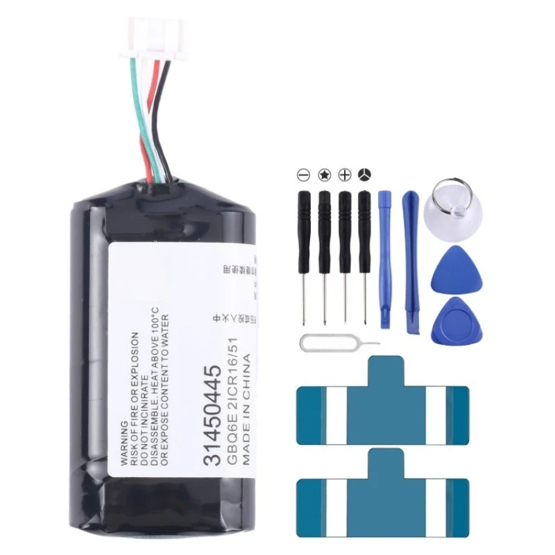 Brand New 7.2V 450mAh Replaceable Battery For VOLVO 31450445 GBQ6E BP15 Vehicle VCM Gateway Module Batteries + Free Tools