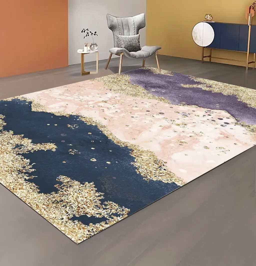 Nordic Carpets in The Living Room Modern Abstract Style Rugs Room Decor Home Large Size Floor Mats for Bedroom Moisture-proof IG