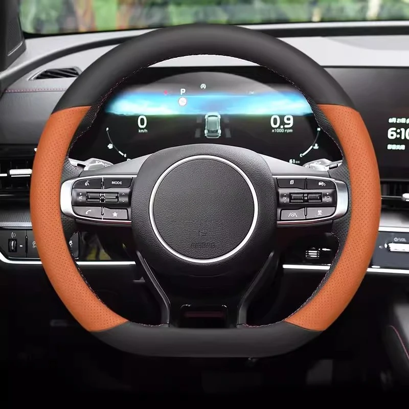 

Чехол на руль Kia Sportage D, ультратонкий специальный противоскользящий чехол на руль автомобиля с защитой от пота и без запаха, автомобильные аксессуары