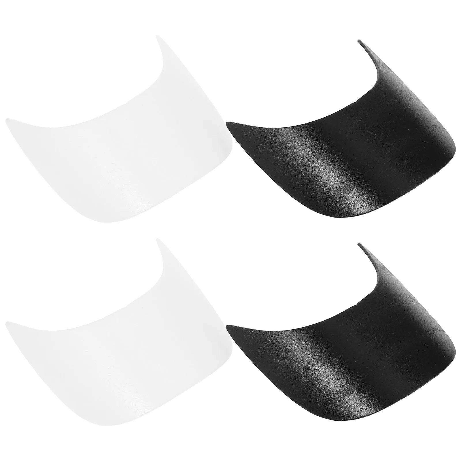 4Pcs Baseball Cap Visor Replacement Plastic Insert Flexible Lightweight Sun Proof Hat Brim Outdoor Gear Sun Hat Brim