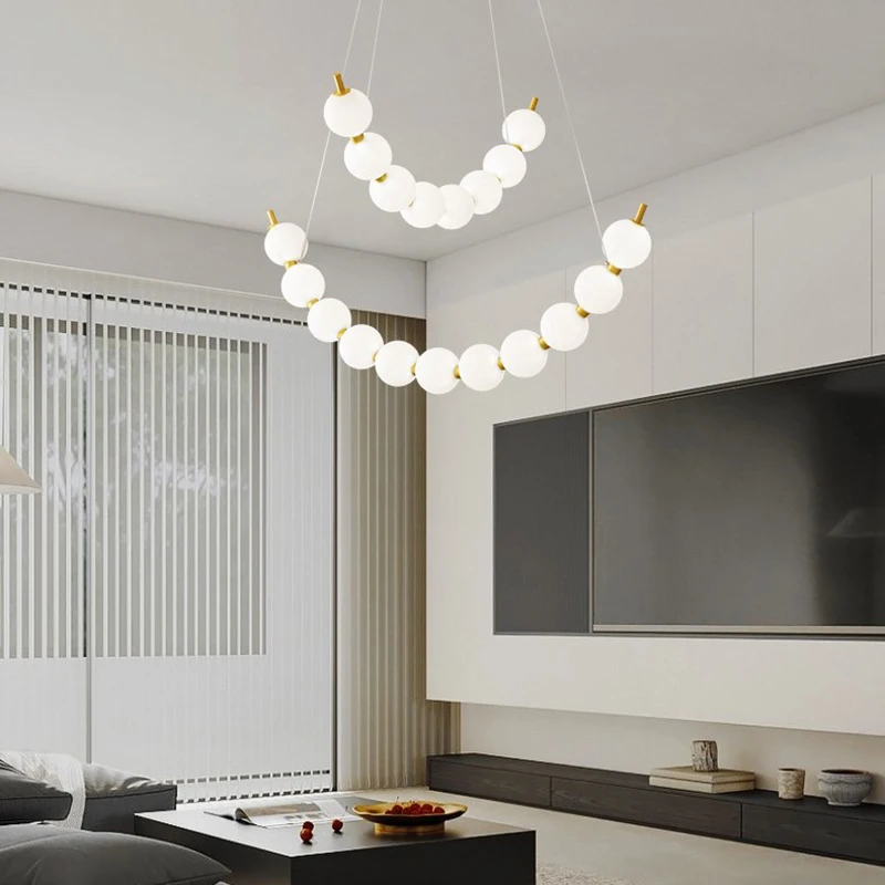 

Modern Luxury Design Copper Chandeliers Texture Elegant Lustre Home-applicants LED Dimmable Lights Suspension For Living Room