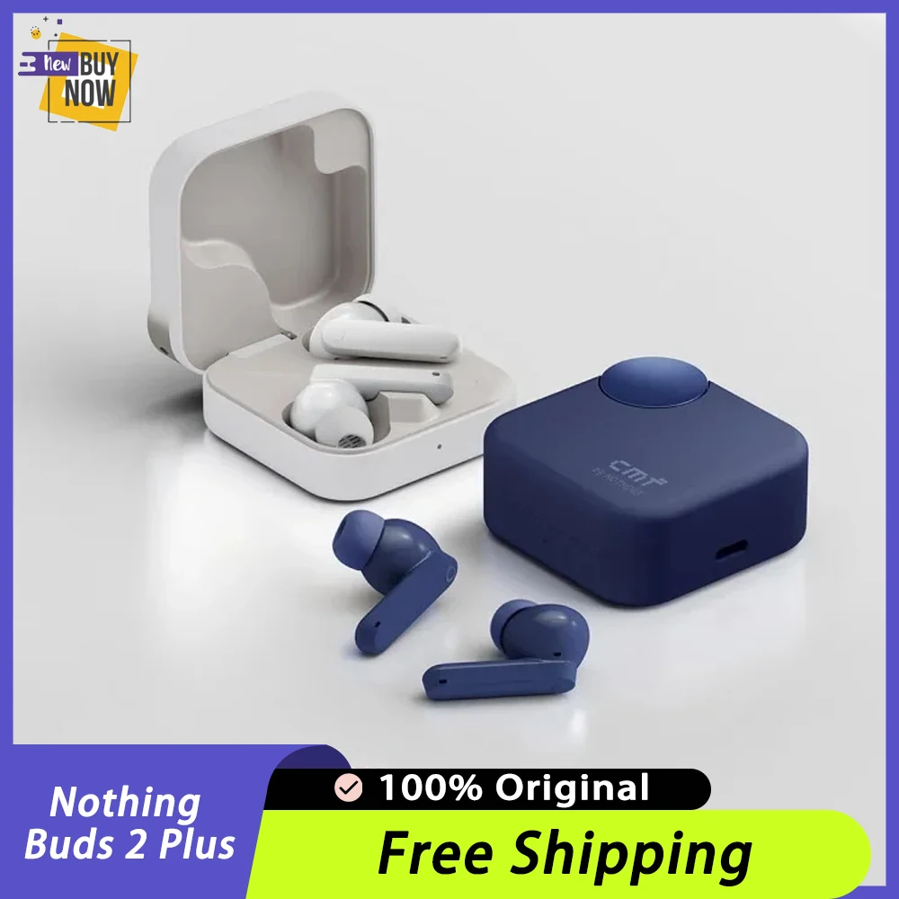 لا شيء CMF بواسطة لا شيء Buds 2 Plus سماعة لاسلكية تعمل بالبلوتوث مرحبا الدقة سماعة المحمولة الحد من الضوضاء سماعة الألعاب للهدايا الموسيقى