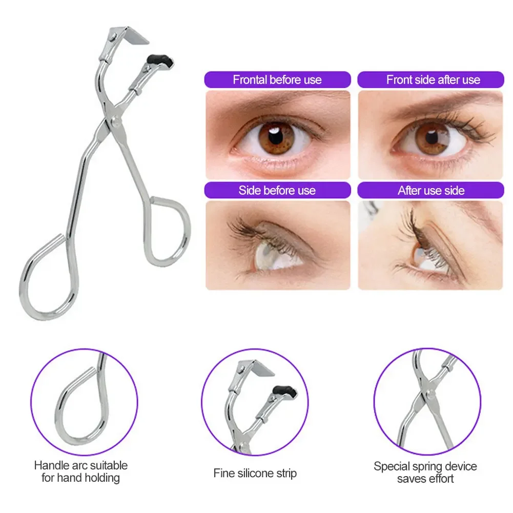 Makeup Tool Mini Details Part of Eye Lash Curling Applicator 1 PC Stainless Steel Eyelash Curler Natural Curly Cosmetic Clip New