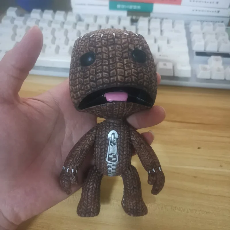 LittleBigPlanet Sackboy Cute Game Anime Figurine Keychain Models Kawaii Little Big Planet Robot Kitty Action Figure Toys Gift