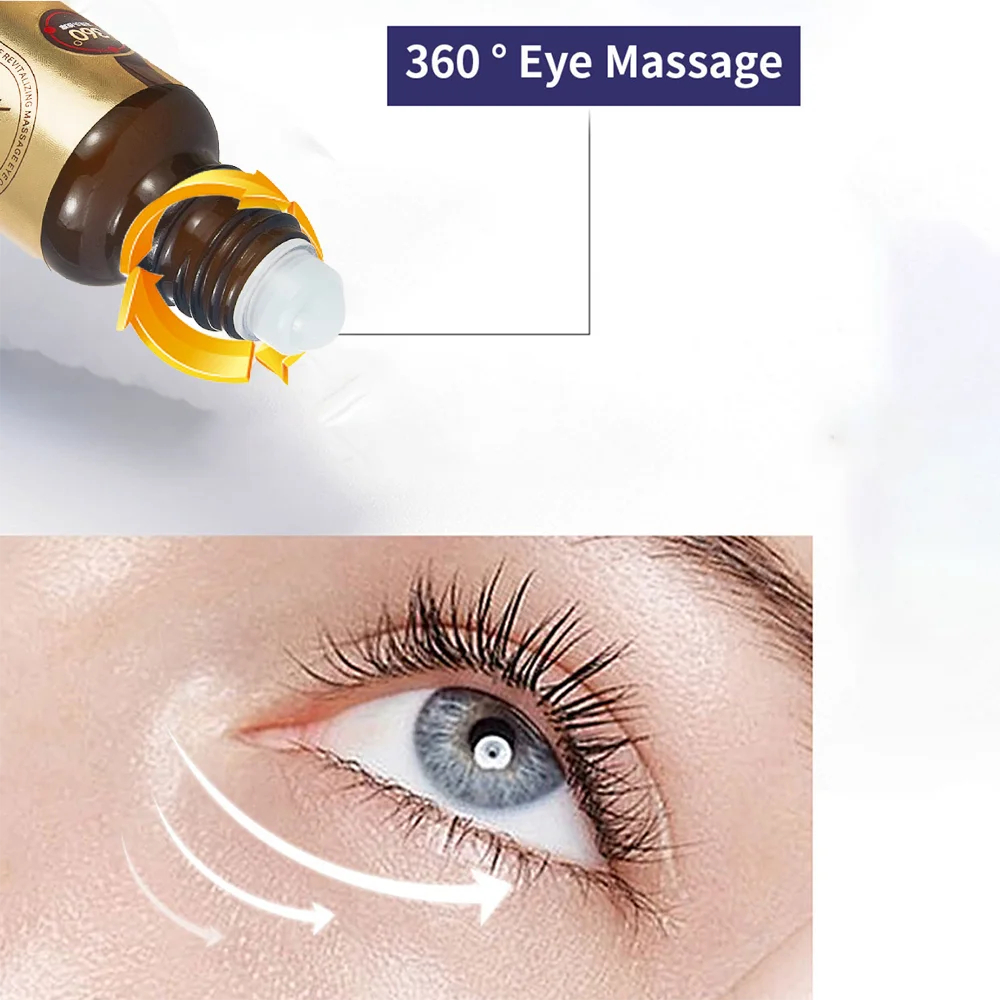

20ml Retinol A Tighten Eye Area Skin Rejuvenating Massage Eye Cream Lightweight Non Greasy Wrinkle Reducing Eye Care Cream
