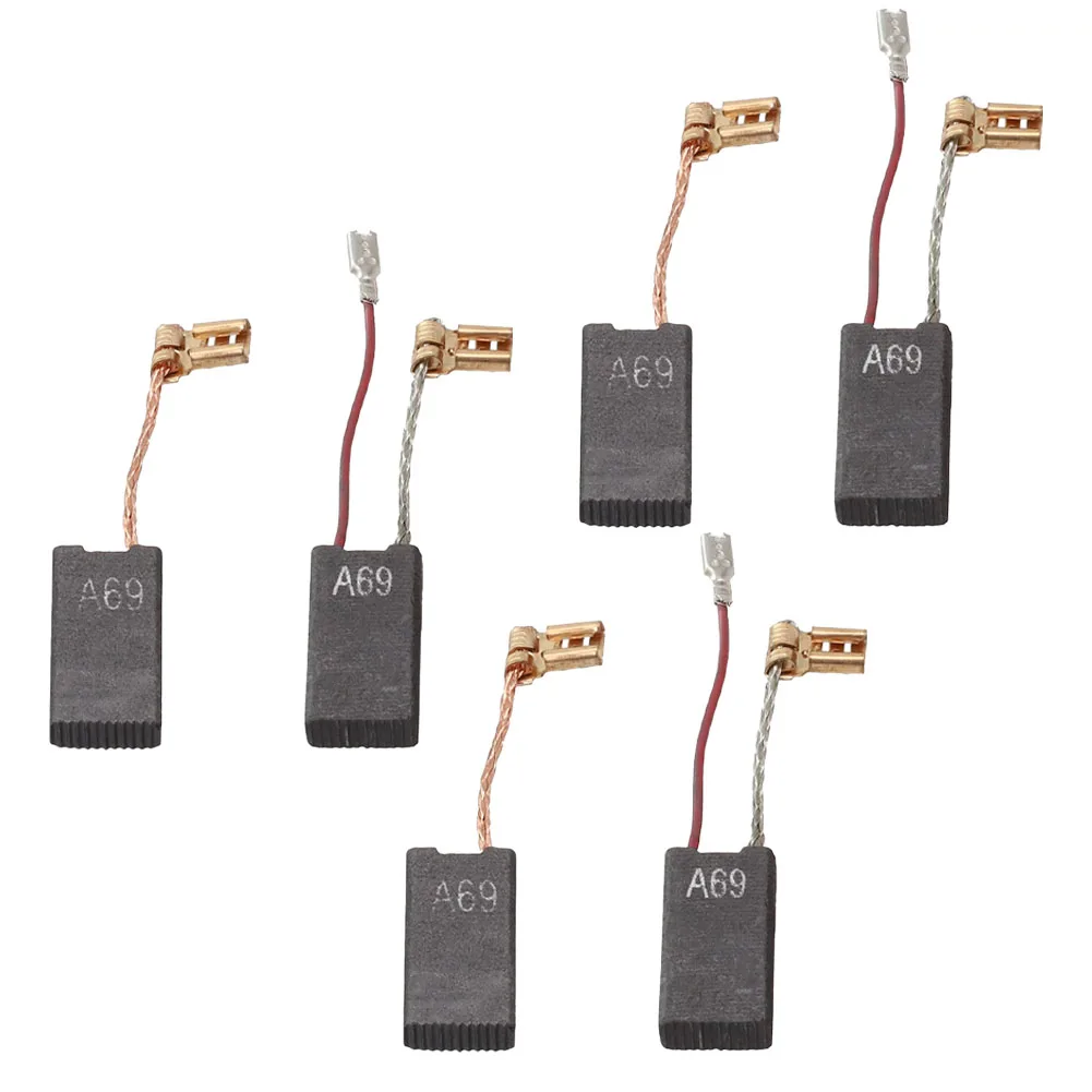 Reliable Motor Performance with 1617014135 Carbon Brushes for GBH540DE GSH 5CE GSH 5 E GBH745DE GBH745D Pack of 6