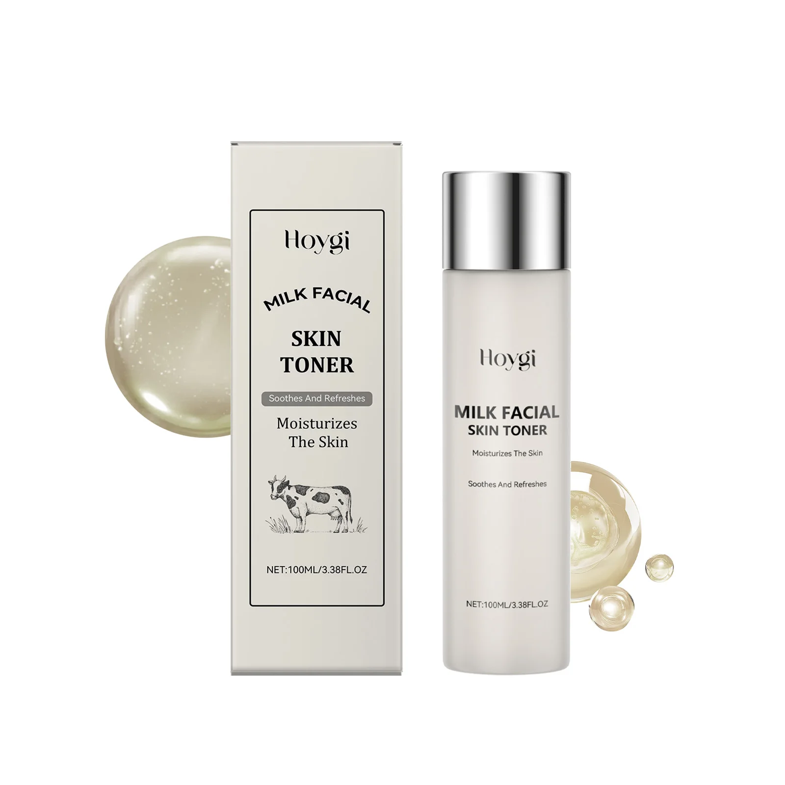 

Milk Facial Toner – Hydrating & Nourishing Skin Toner for Moisture & Glow | – 100ml / 3.38 fl.oz