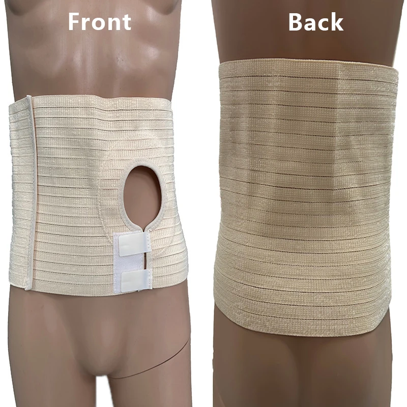 Durable Ostomy Large Belt Elastic Colostomy Abdominal Belt For Sports Fix Ostomy Bags & Avoid Parastomal Hernia