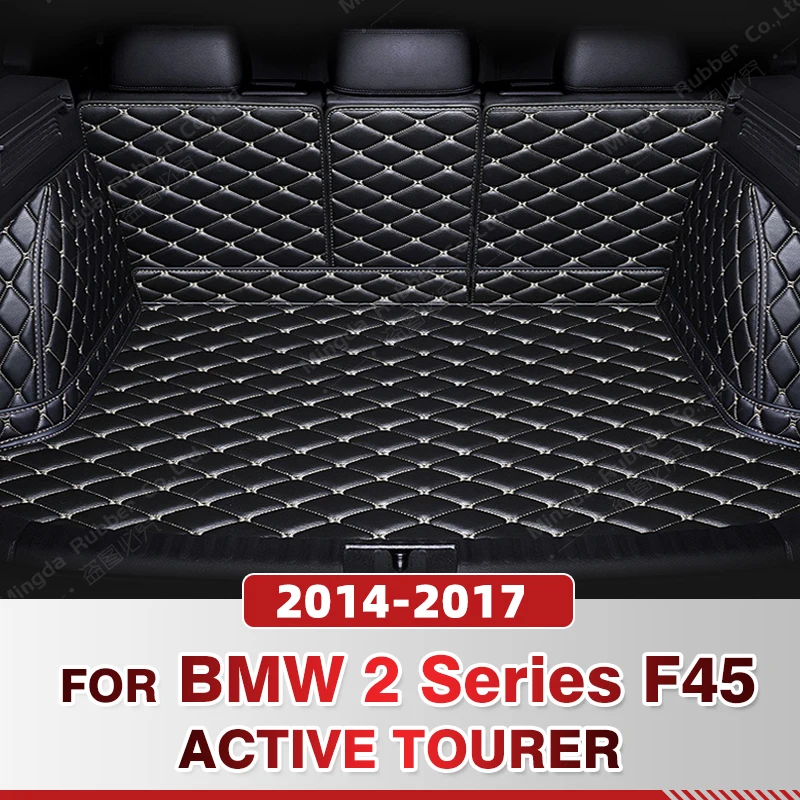 Auto Full Coverage Trunk Mat For BMW 2 Series Active Tourer F45 2014-2017Car Boot Cover Pad Cargo Interior Protector Accessories