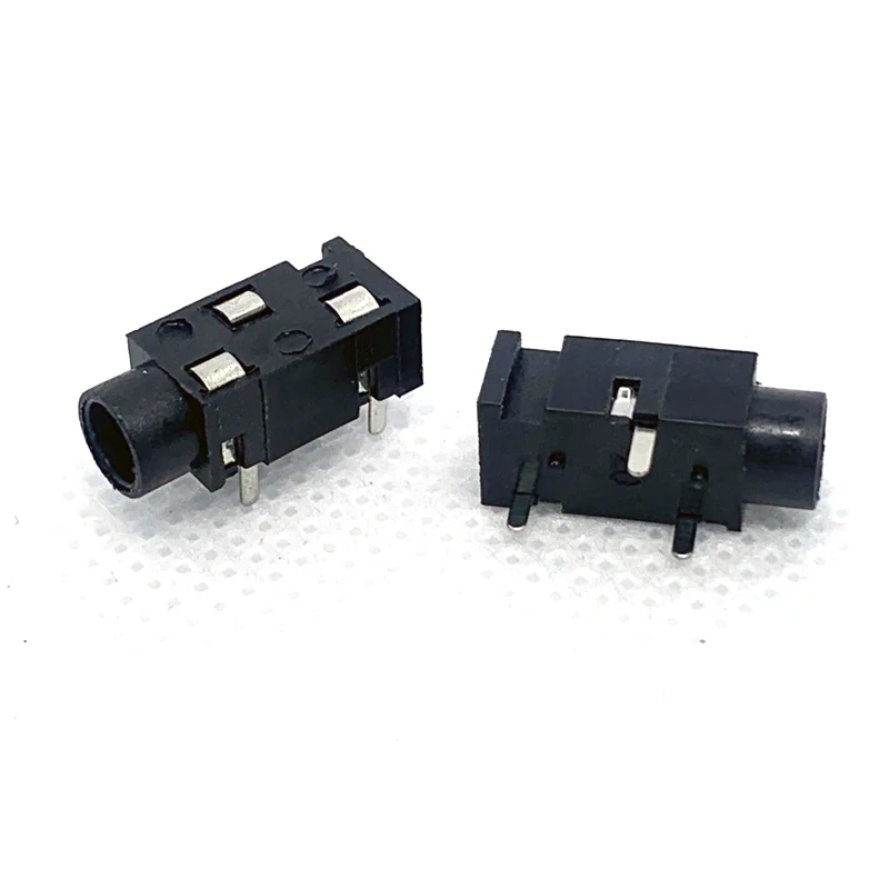 10Pcs 3.5 MM headphone jack audio jack PJ-320 3-line pin female connector DIP stereo headphones PJ-320B