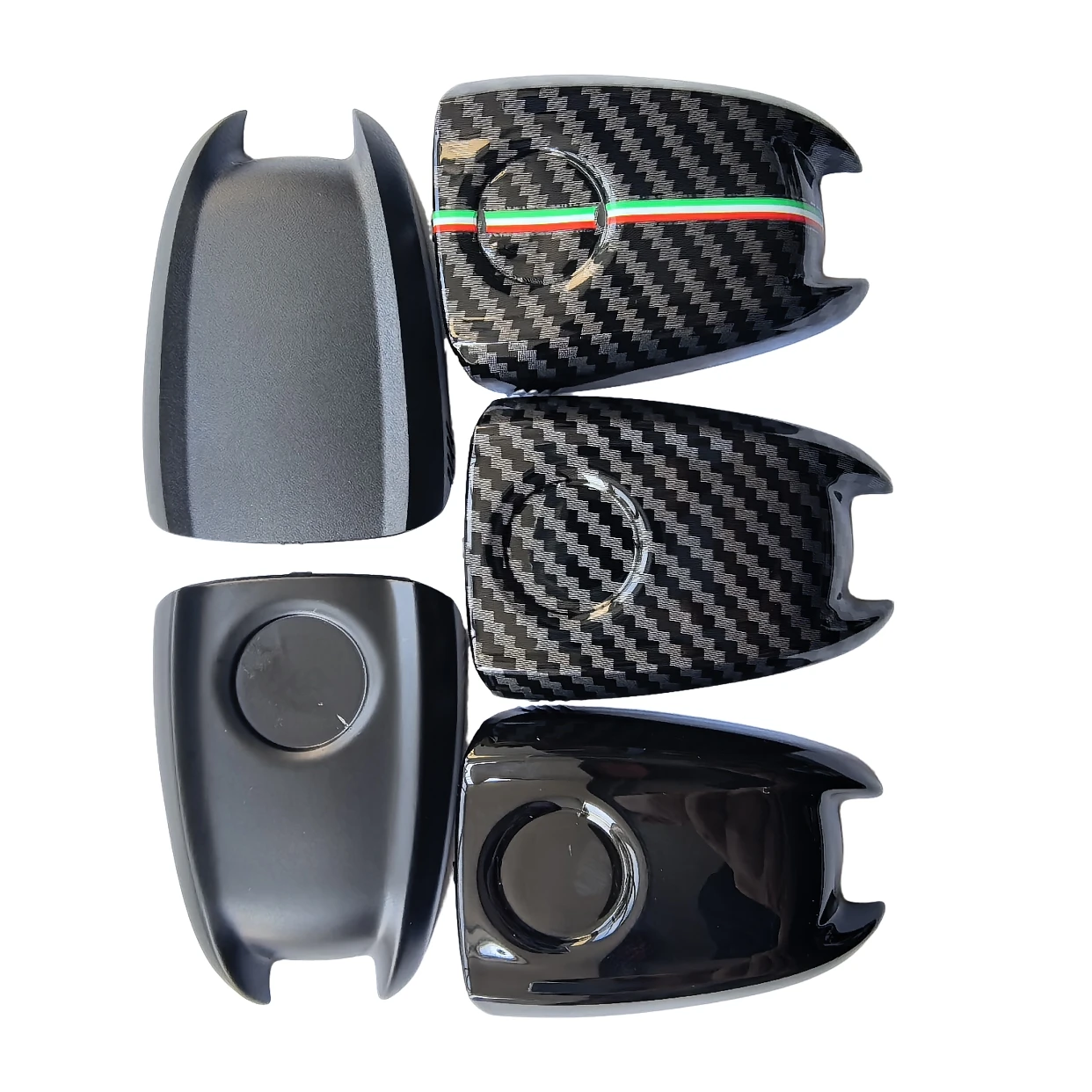 Jingxin 車のキー交換シェル 3/5 ボタン Fob アルファロメオ ジュリア ステルヴィオ 2017 2018 2019 2020 FCC ID: KR5ALFA434 キーシェル