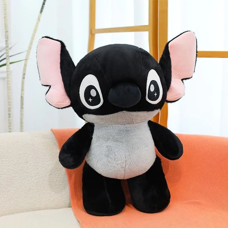 غرزة أفخم دمية لينة غرزة سوداء ألعاب من نسيج مخملي محشوة دمية 30-35 سنتيمتر الكرتون أنيمي ألعاب من نسيج مخملي الأطفال هدية عيد ميلاد