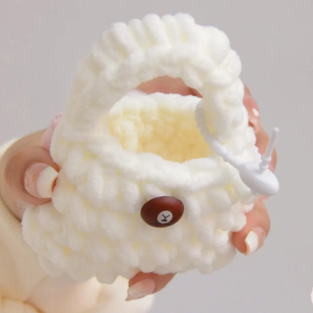 أفخم محبوك قذيفة علبة سماعات ل Airpods ، لينة رقيق بلوتوث غطاء صندوق شحن ، العالمي