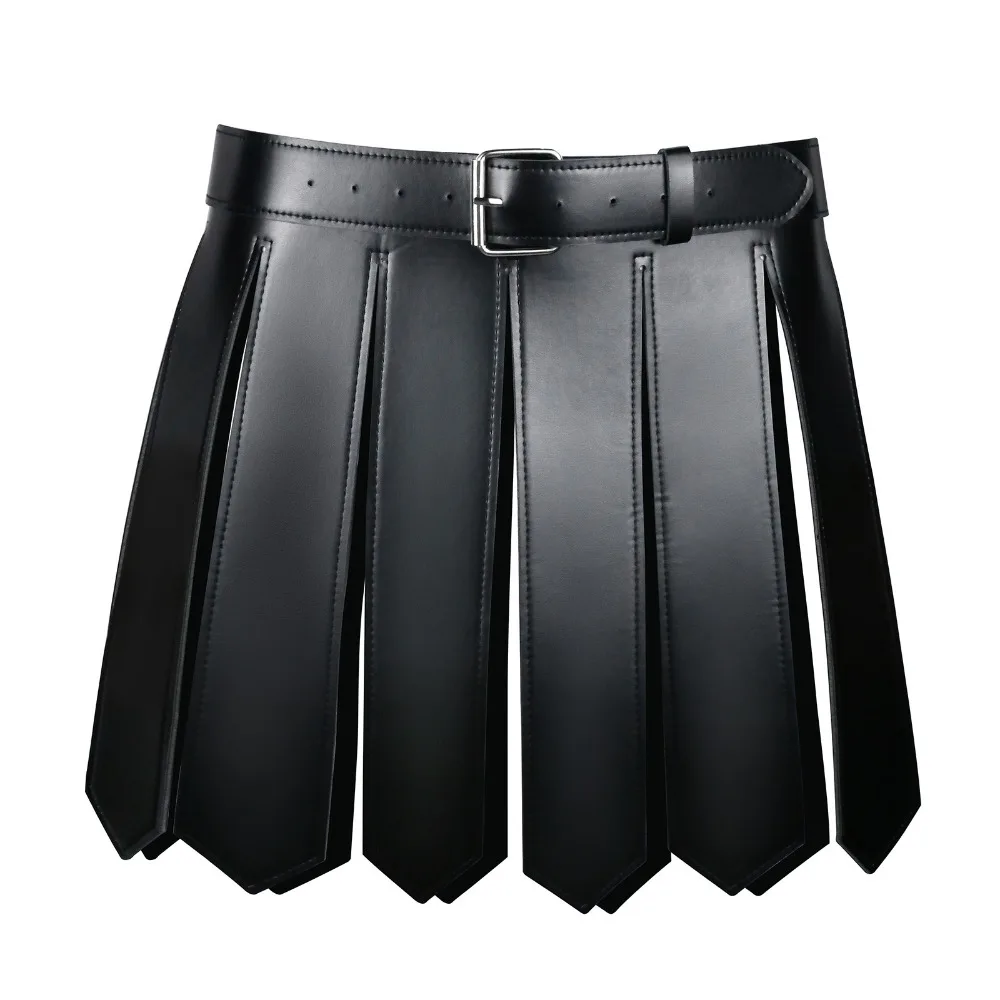 Medieval Spartan Warrior Leather Apron & Roman Skirt - Halloween Cosplay Role-Play Prop for Warrior Themed Events