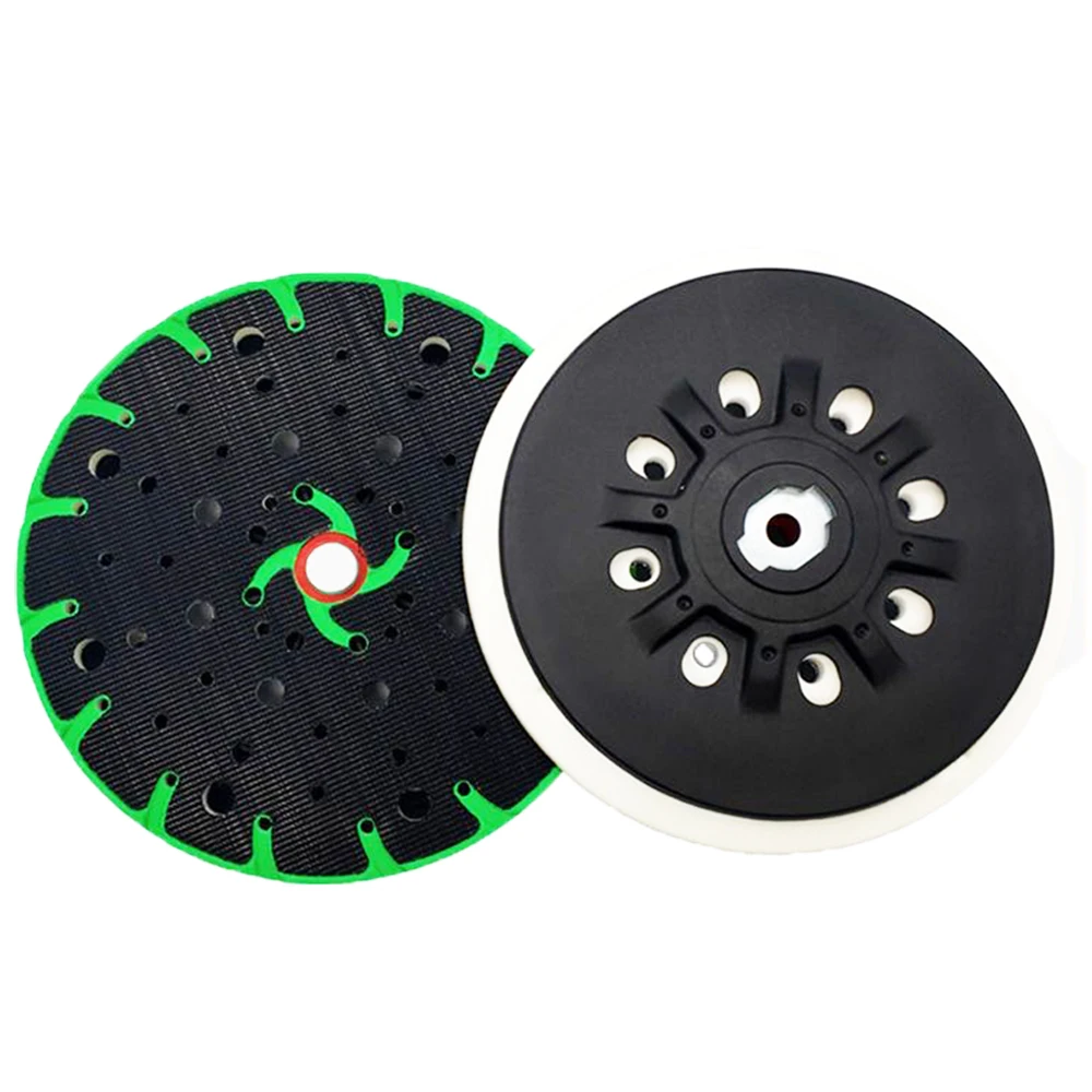 Pad Pengamplas Berpori 150mm 6 inci untuk Mesin Poles Kering, 49 Lubang, Baki Amplas, Disc Poles untuk Festool Dry Mill