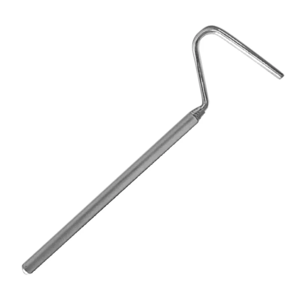 Telescoping Handle Snake Hook Stainless Steel Rod Mini Snake Tongs Reptile Accessories for Handling Hatchlings