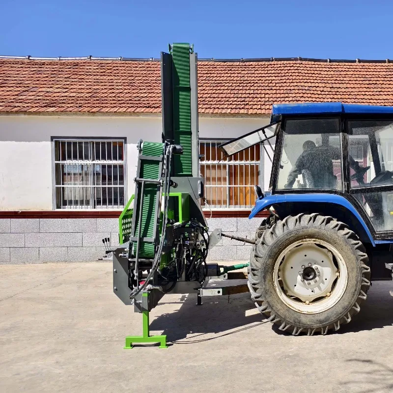 YG Customized 20 Ton  Portable Hydraulic Wood Log Cutter and Splitter Electric Start PTO Firewood Processor