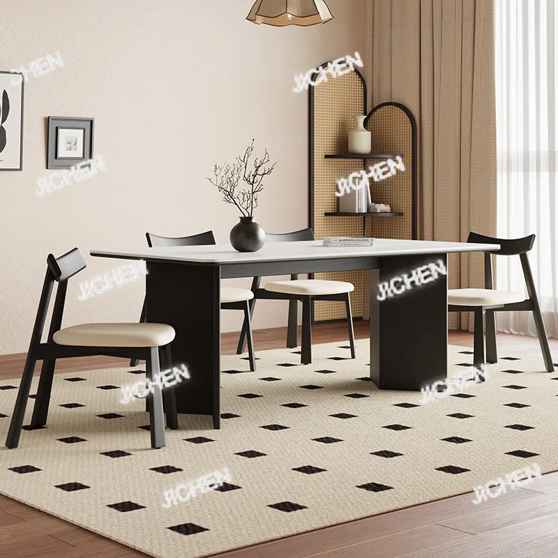 

JC Dining Table In The Ancient Style Solid Wood Dining Table Living Room 2025 New Home Modern Simple Small Apartment