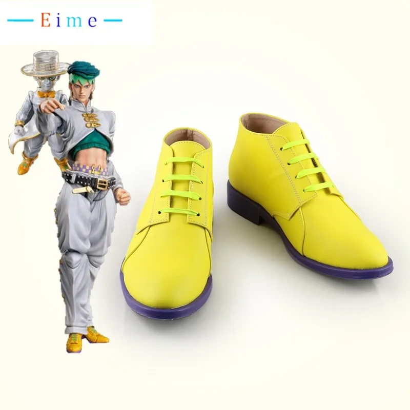 روهان كيشيبي تأثيري أحذية أنيمي جوجو مغامرة غريبة تأثيري الدعائم اكسسوارات هالوين كرنفال أحذية الحفلات مخصص #1