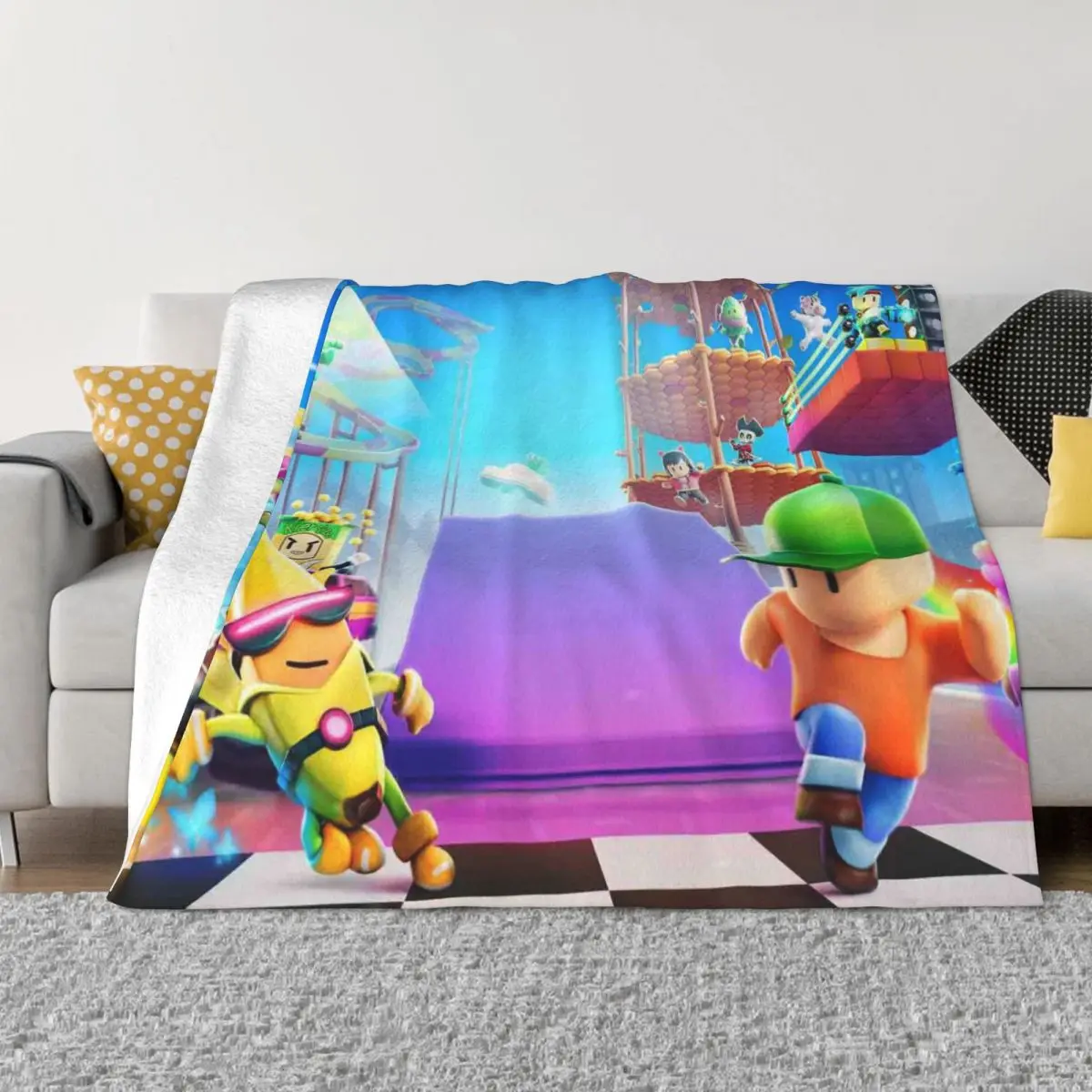 

Игра Stumbles Guys 002376, одеяло, одеяла для домашних животных, одеяло для кровати, одеяла для пар, одеяла и одеяла, одеяло