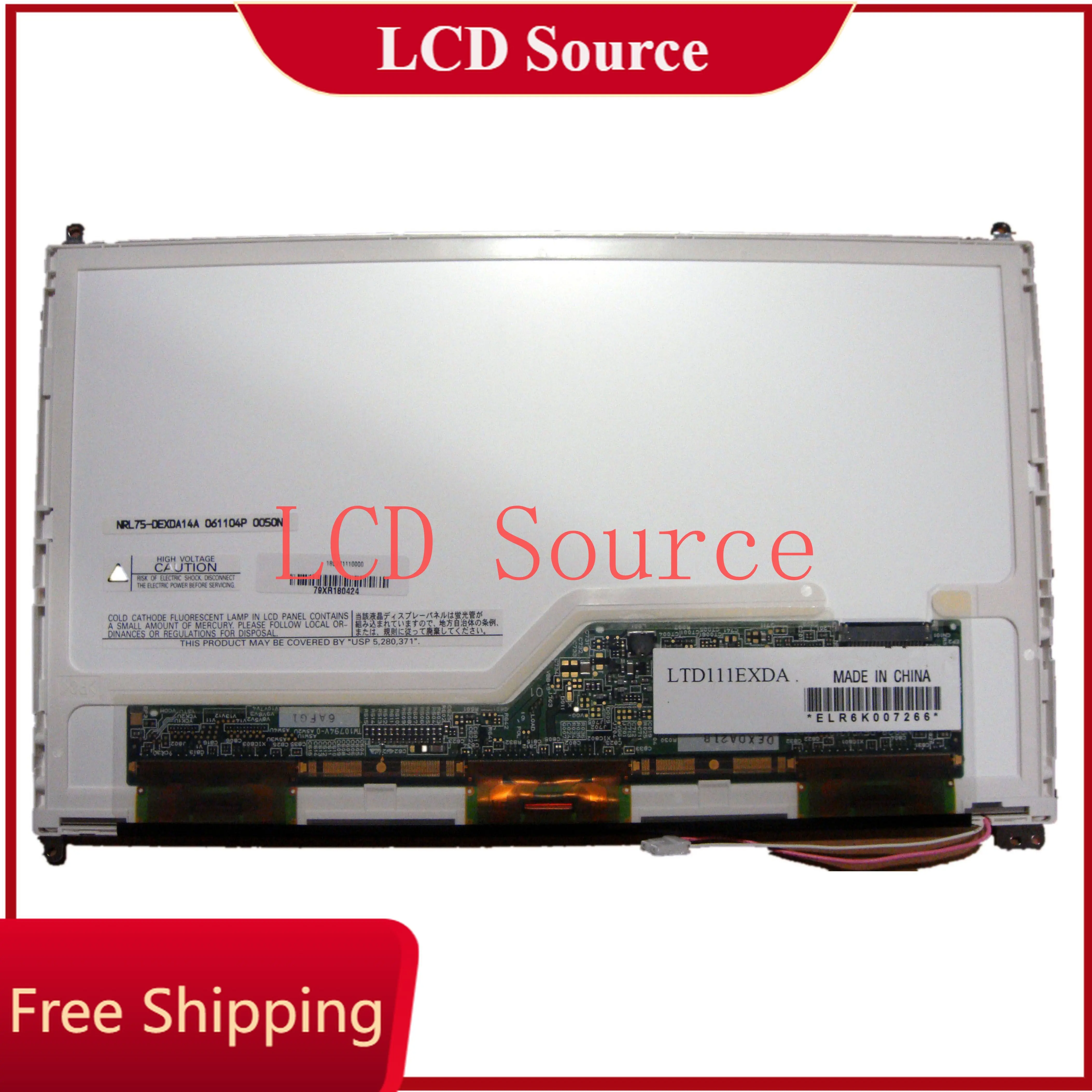 LTD111EXDA New LCD Screen Backlight 20 Pin Connector LCD Display Laptop Screen 1366*768 CCFL