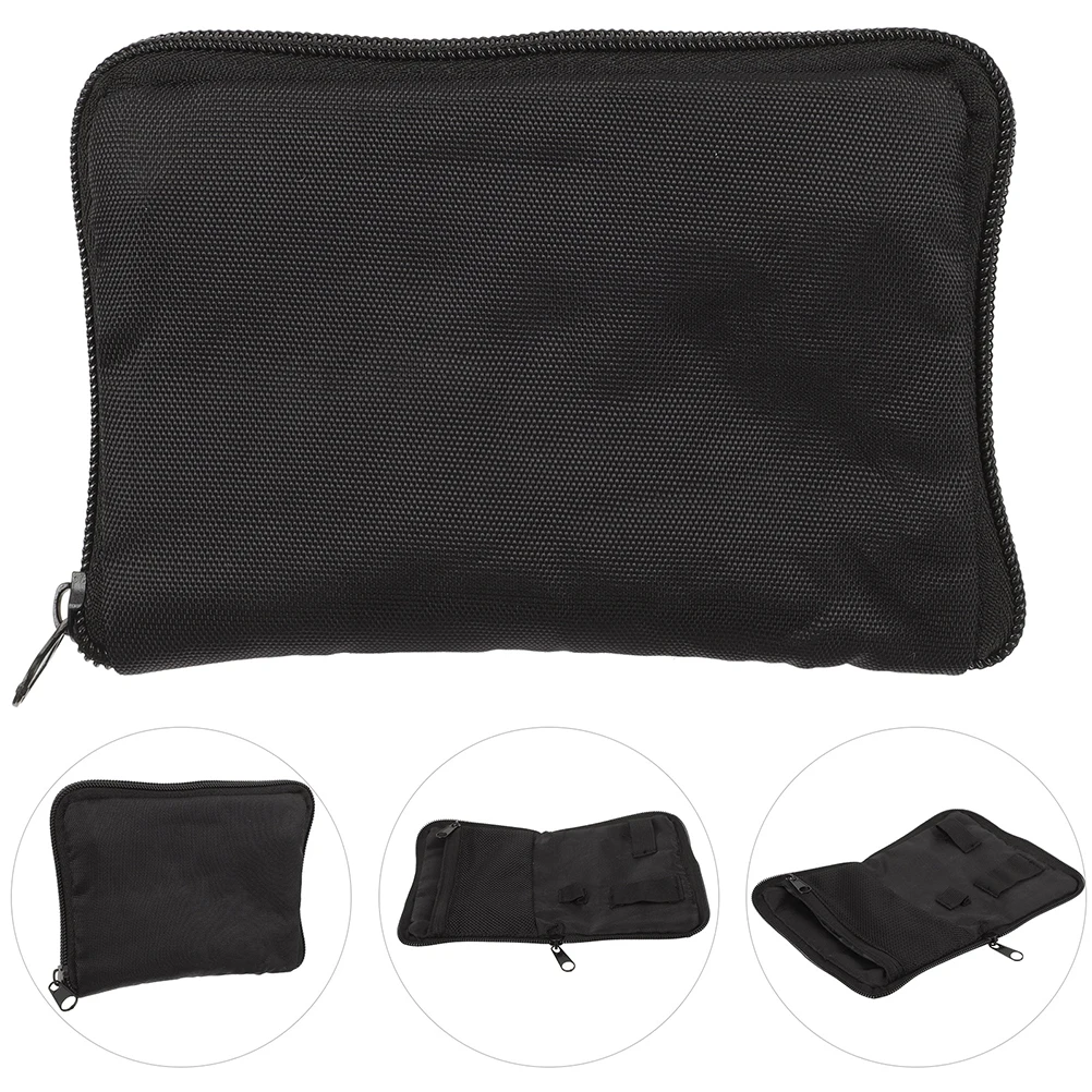 

2pcs BloodPressureMonitorStorageBag CarryingCase ClothTravel MedicalInstrumentsCase Lightweight WaterResistant ZipperDesign