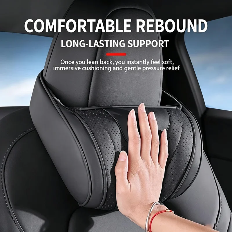 Car Headrest/Lumbar Support Auto Neck Pillow Waist Support Cushion for BYD Seal U Atto3 Atto2 Dophn Seagull S6 S7 Tang X Dream
