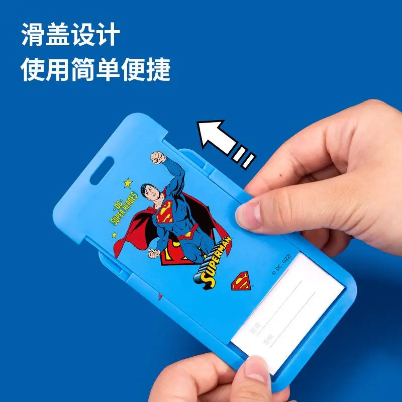 BeastKingdom Superman Batman The Flash Personalized Cartoon Meal Card Holder Creative Movie Peripheral Student Card Protector