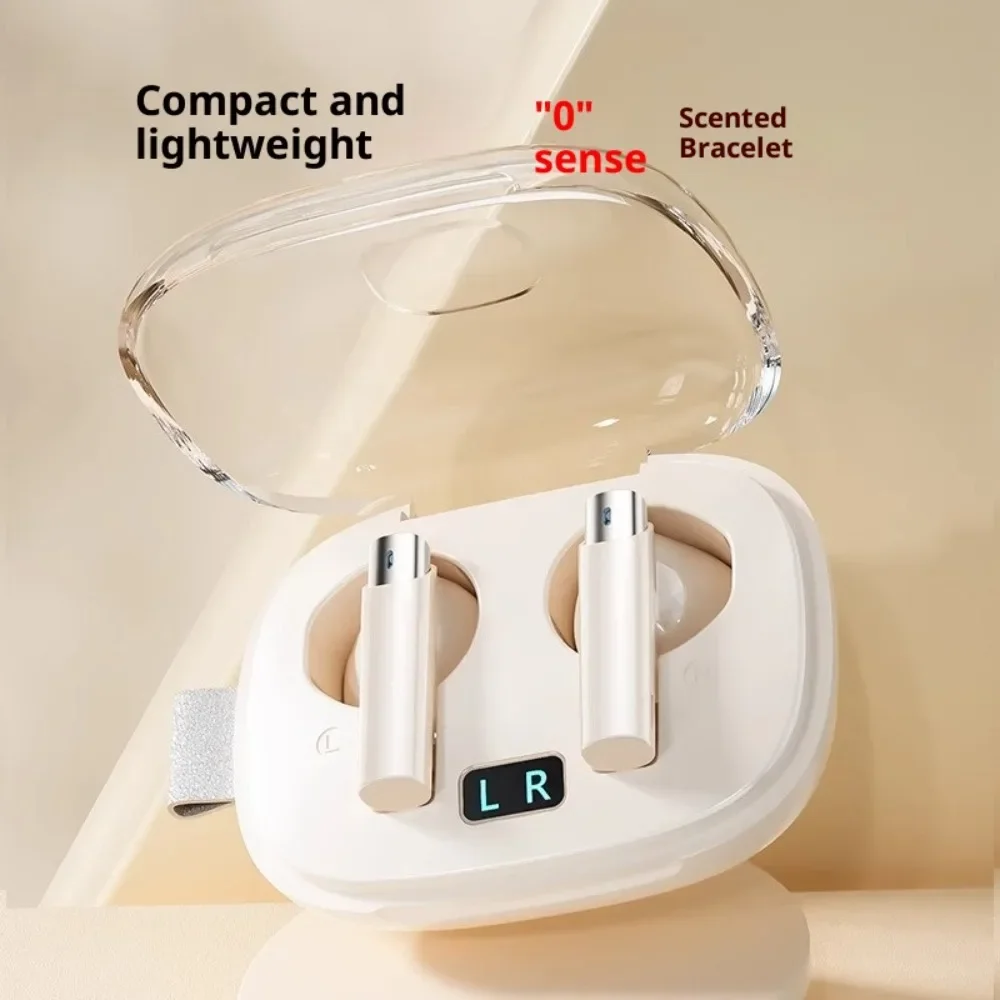 Wireless Bluetooth Earphones with Comfortable in Ear Transparent Compartment for Travel Lightweight and Convenient To Carry