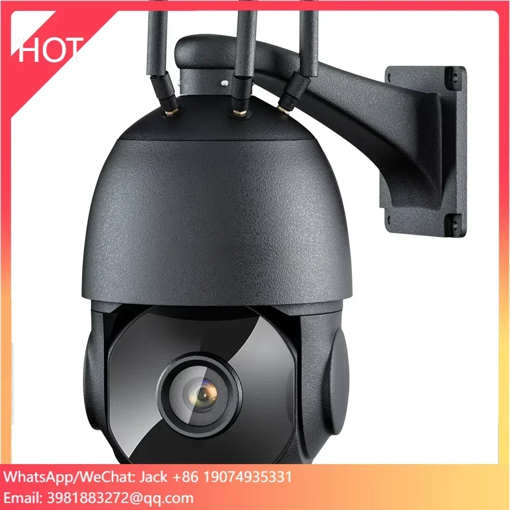 4GSIM CARD 2MP Wireless Security IP Network Camera 5X Zoom HD PTZ Outdoor Home Surveillance Dome Cam CCTV 50M IR Night Vision
