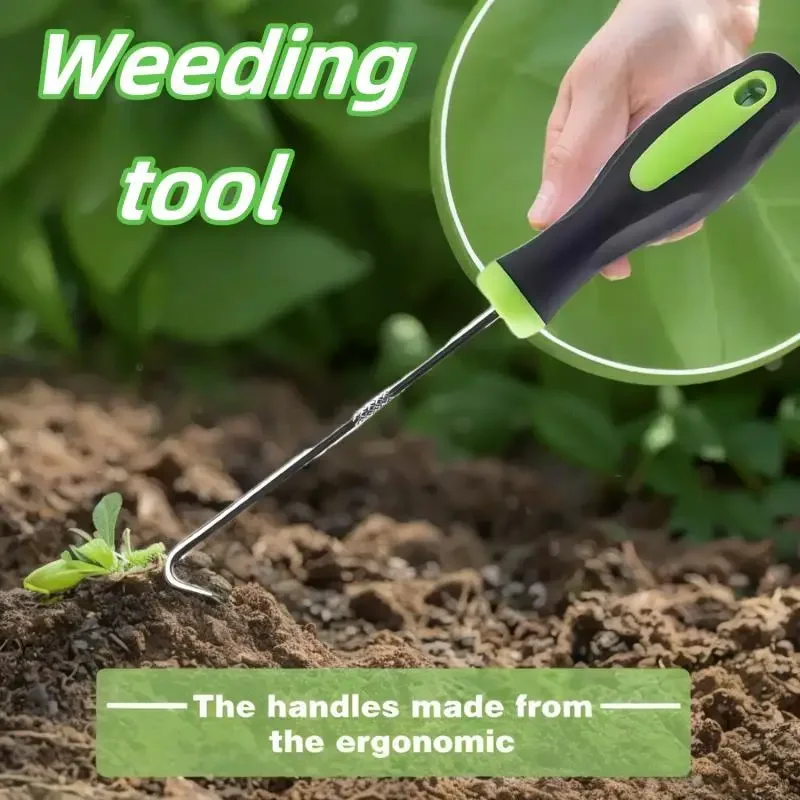 

Heavy-Duty Weed Puller Tool - Ergonomic Root Remover for Lawn, Patio Gravel, Effortless Manual Weeding Tool with Non-Slip Grip