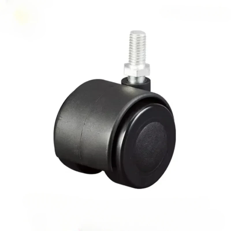 2 inch Swivel Thread Stem PU Caster Wheel for furniture chair Use