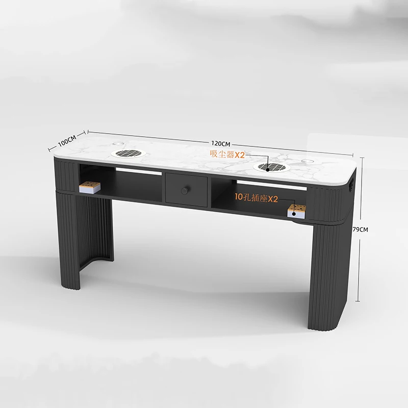 Professional Luxury Nail Table Simple Modern Creative Aesthetic Nail Desk Exquisite Trendy Postazione Unghie Salon Furniture