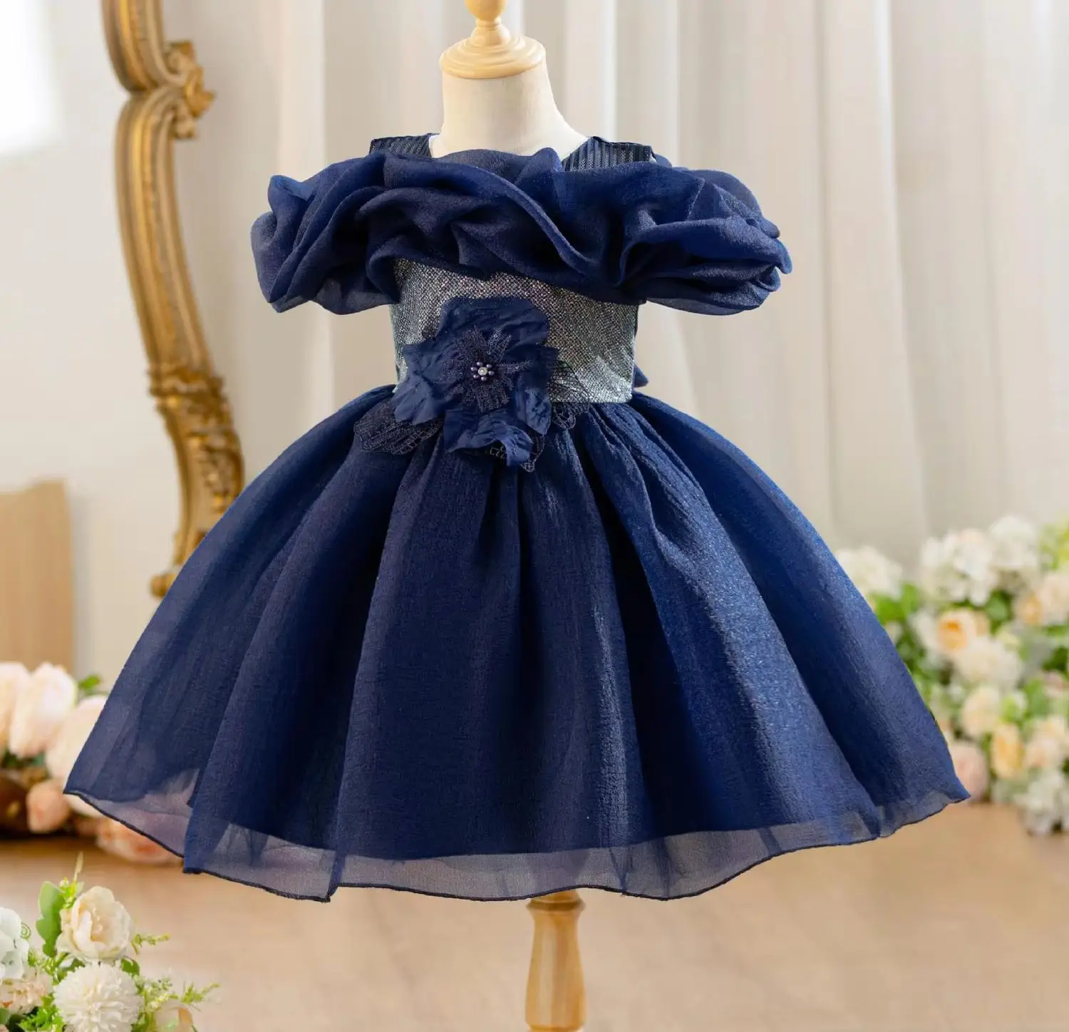 

New Baby Girl Party Dress Princess Girls' Festival Dresses Kid Birthday Clothes Ball Gown