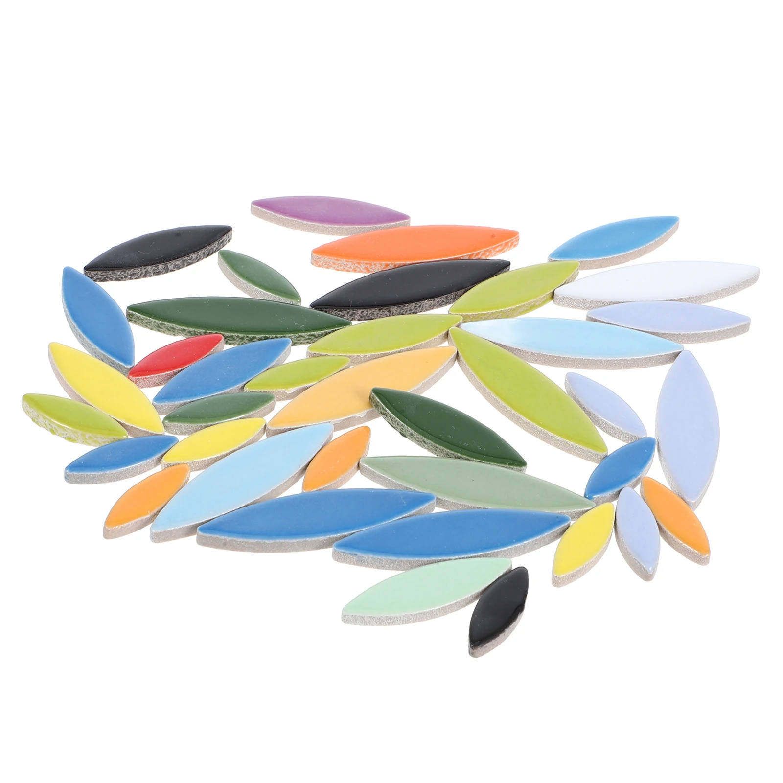 

DIY Petal Ceramic Mosaic Tiles 100g Bag Colorful Unique Designs Home Decor Craft Supplies Kits Adults Tiles Bulk