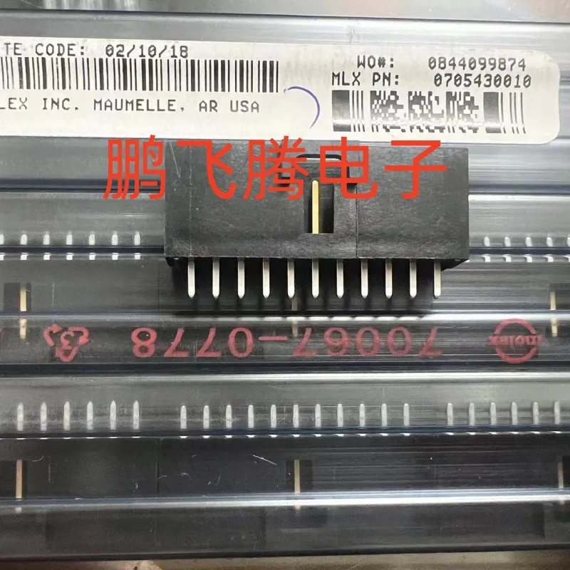 1PCS  0705430010 705430010 70543-0010 Original 11P 2.54mm spacing single-row pin-arranging connector to board